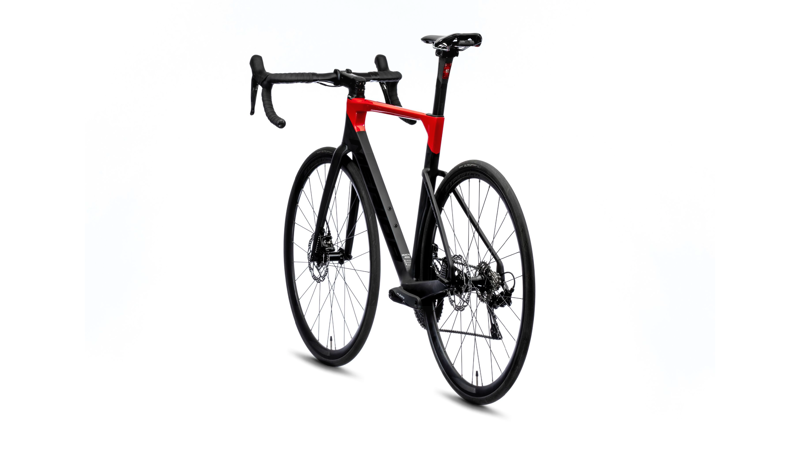Merida - Reacto 4000 Road Race Aero Bike In Black Red-3